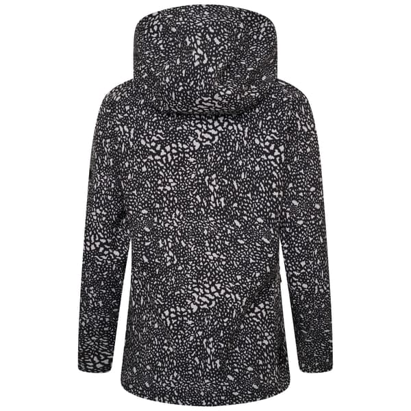 Dare 2B Dam/Kvinnor Far Out Prickig Softshell Jacka 12 UK Svart/Vit Black/White 12 UK