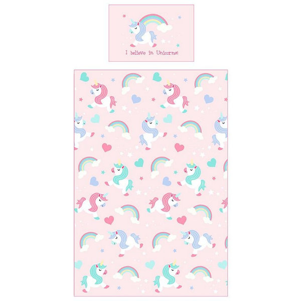 Bedding & Beyond Barn/Barn I Believe In Unicorn Duvet Cove Pink Junior
