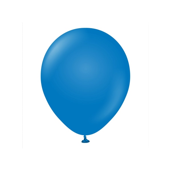 Kalisan Latex Standardballonger (Pack med 100) One Size Blå Blue One Size