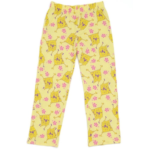 SpongeBob SquarePants Dam/Dam Nap Time Lång Pyjamas Set L Pink/Yellow L