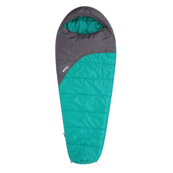 Mountain Warehouse Summit 250 Höger Dragkedja Vinter Mumie Sovsäck B Teal 200cm