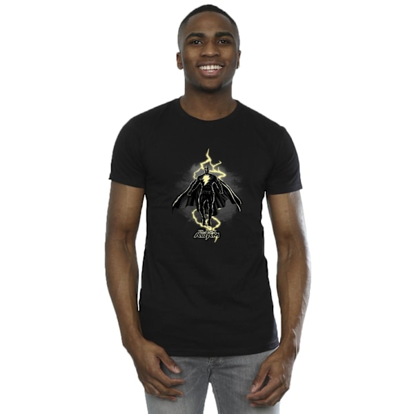 DC Comics Herr Svart Adam Hovering Bolt T-shirt M Svart Black M