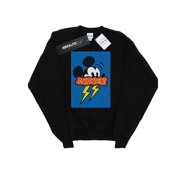 Disney Boys Mickey Mouse 90s Flash Sweatshirt 3-4 år Svart Black 3-4 Years