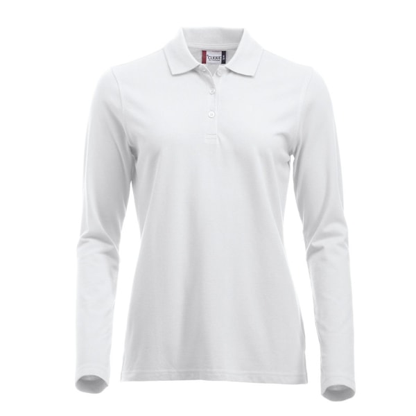 Clique Dam/Kvinnor Klassisk Marion Långärmad Polotröja M W White M