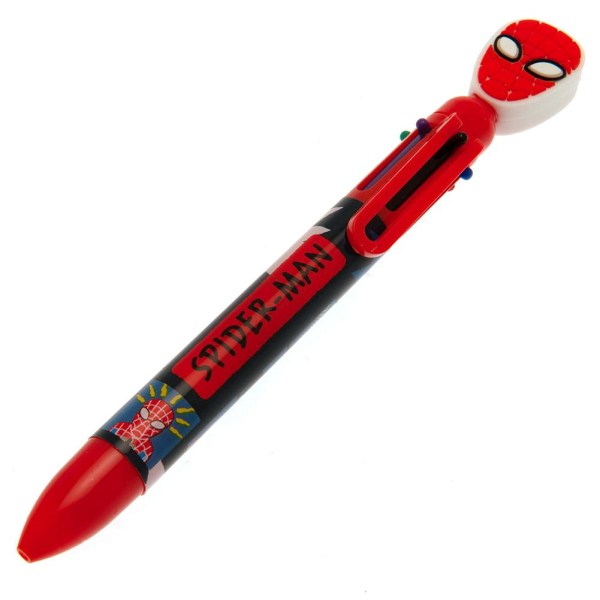 Spider-Man flerfärgad penna en storlek röd Red One Size