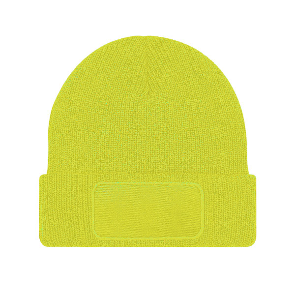 Beechfield Vuxna Thinsulate Printers Beanie One Size Fluorescerande Fluorescent Yellow One Size