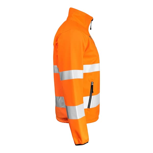 Jobman Hi-Vis Soft Shell-jacka för män S Orange Orange S
