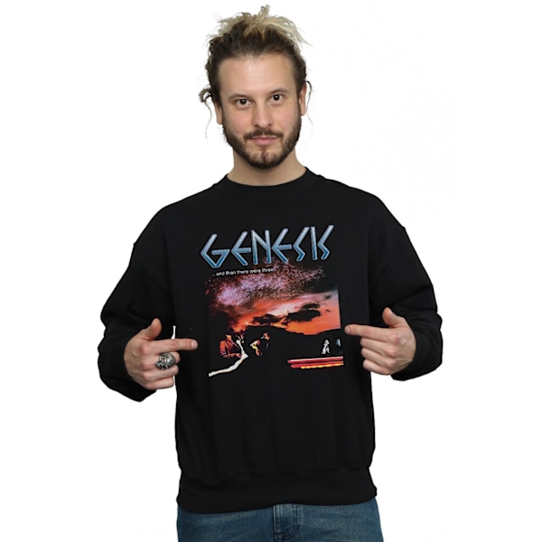 Genesis Mens And Then There Were Three Sweatshirt 4XL Svart Black 4XL