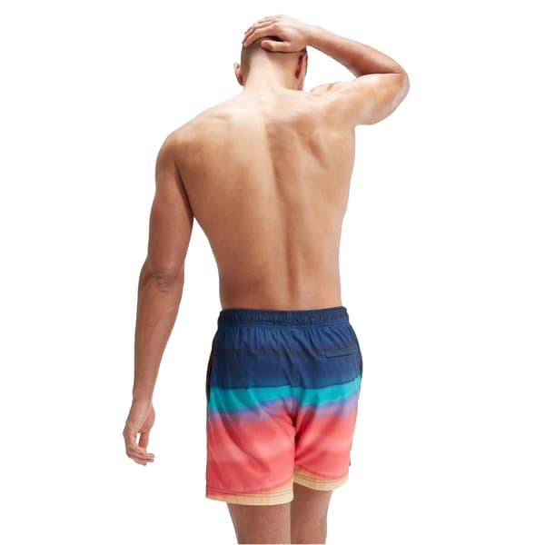 Speedo Herr Gradient Print Badshorts S Coral Gradient Coral Gradient S