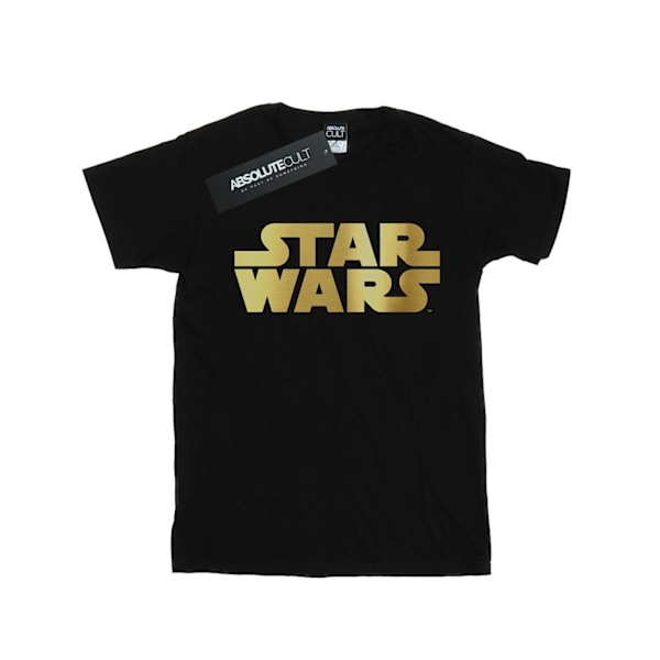 Star Wars Boys Gold Logo T-Shirt 9-11 år Svart Black 9-11 Years