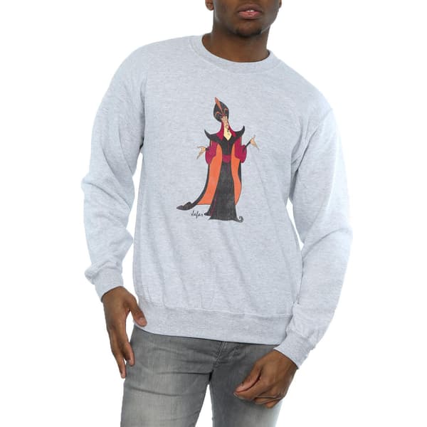 Disney Herr Klassisk Jafar Tröja L Heather Grey Heather Grey L