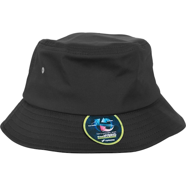 Flexfit By Yupoong Nylon Bucket Hat En Storlek Svart Black One Size