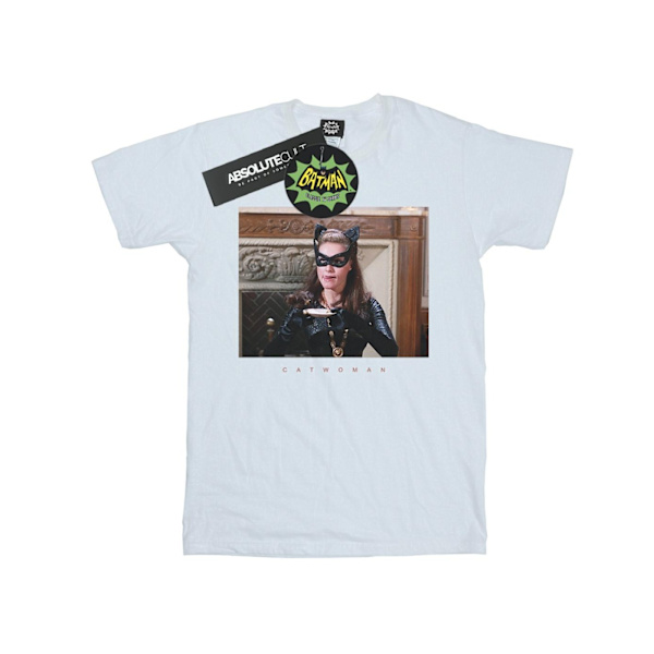 DC Comics Herr Batman TV-serie Catwoman Foto T-shirt XL Vit White XL