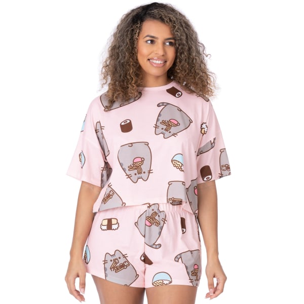 Pusheen Dam/Dam Short Pyjamas Set M Rosa Pink M