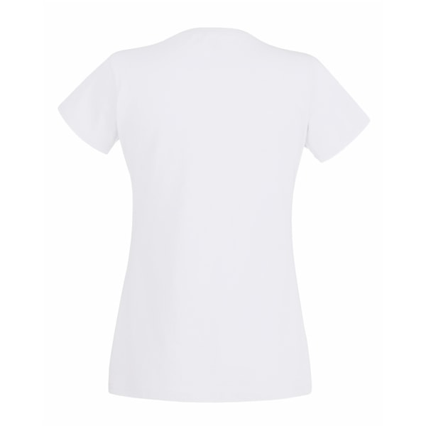 Fruit Of The Loom Dam/Kvinnors Lady-Fit Valueweight Kortärmad T-shirt White L