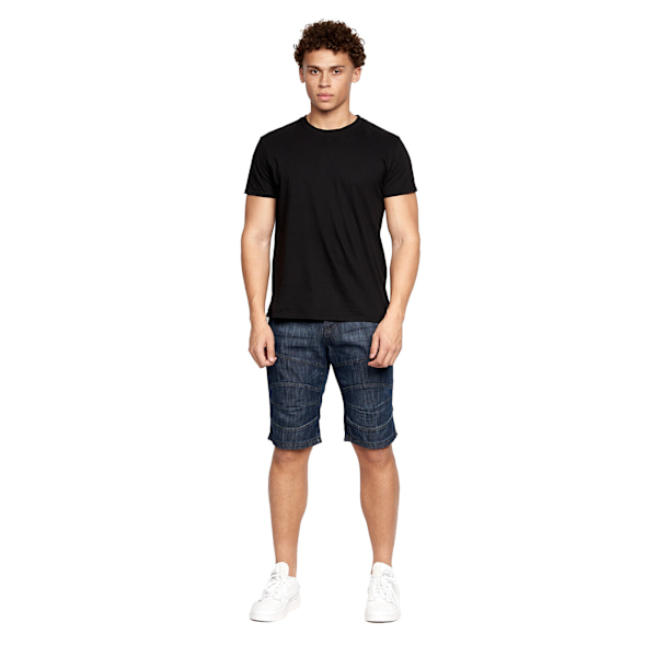 Crosshatch Winston MVE Denim Shorts 30R Mörk Tvätt Dark Wash 30R