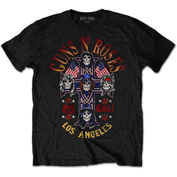 Guns N Roses Unisex Adult Cali´ ´85 Bomull T-shirt XXL Svart Black XXL