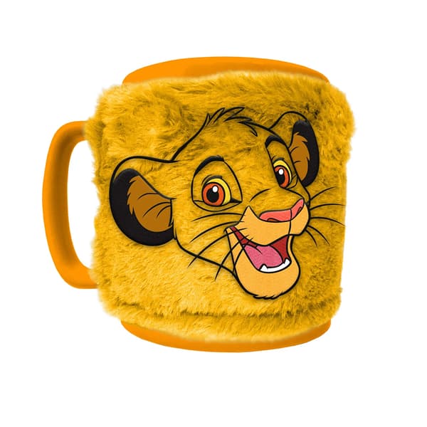 Lejonkungen Simba Leende Ansikte Fluffig Mugg One Size Orange Orange One Size