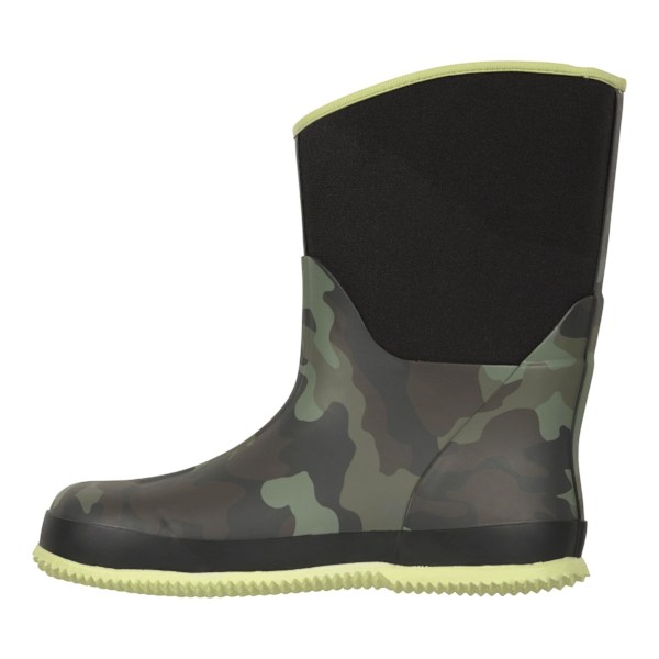 Mountain Warehouse Barn/Kids Regnstövlar med Kamouflage Black 2 UK
