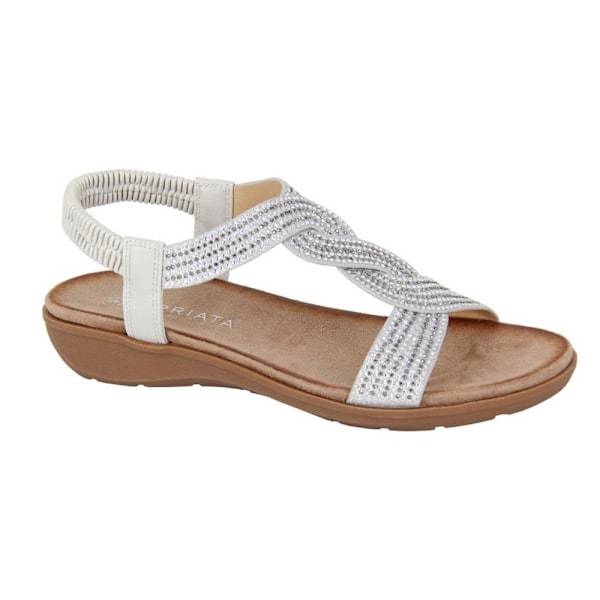 Cipriata Dam/Dam Josetta Sparkle Sandaler 6 UK Silver Silver 6 UK