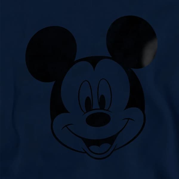 Disney Barn/Barn Mickey Mouse Ansikte Pullover Hoodie 9-11 År Navy 9-11 Years