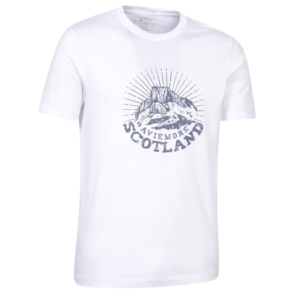 Mountain Warehouse Herr Circle Mountain T-shirt M Vit White M
