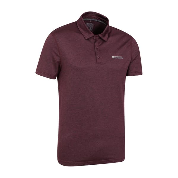 Mountain Warehouse Herr Deuce IsoCool Pikétröja S Dusky Wine Dusky Wine S