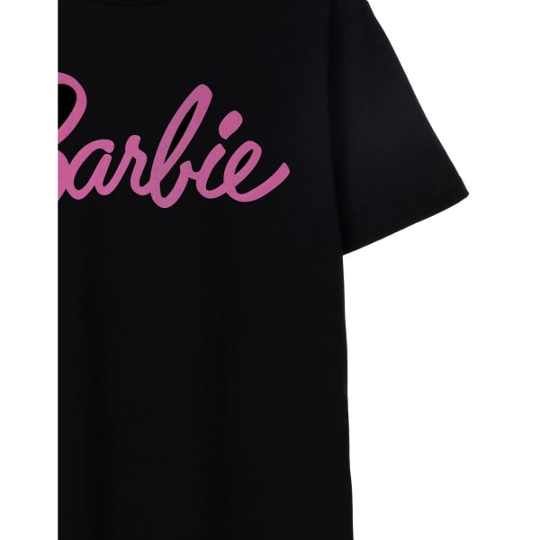 Barbie Dam/Dam Klassisk Logotyp Kortärmad T-shirt L Svart Black L