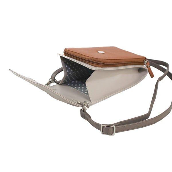 Eastern Counties Leather Eva Läderhandväska One Size Elfenben/Tan Ivory/Tan One Size