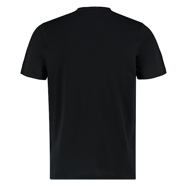 Kustom Kit Herr Bomull T-shirt L Svart Black L