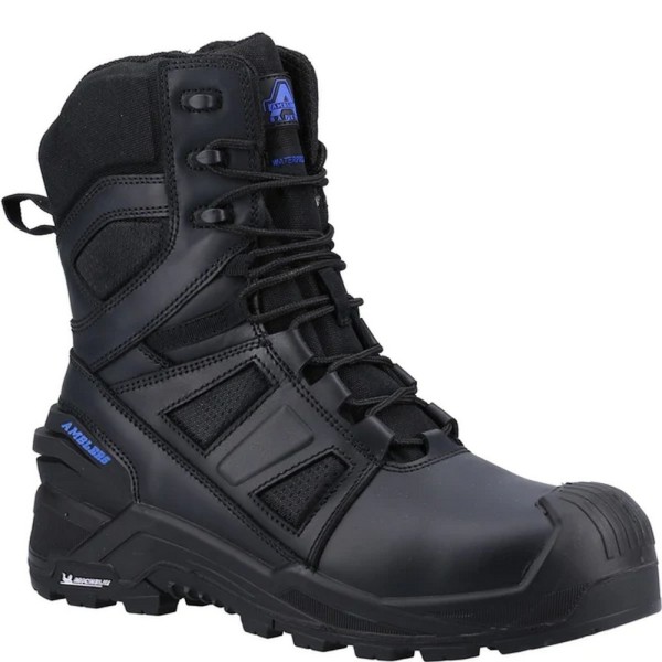 Amblers Mens AS981C Centurion Grain Leather Safety Boots 9 UK B Black 9 UK