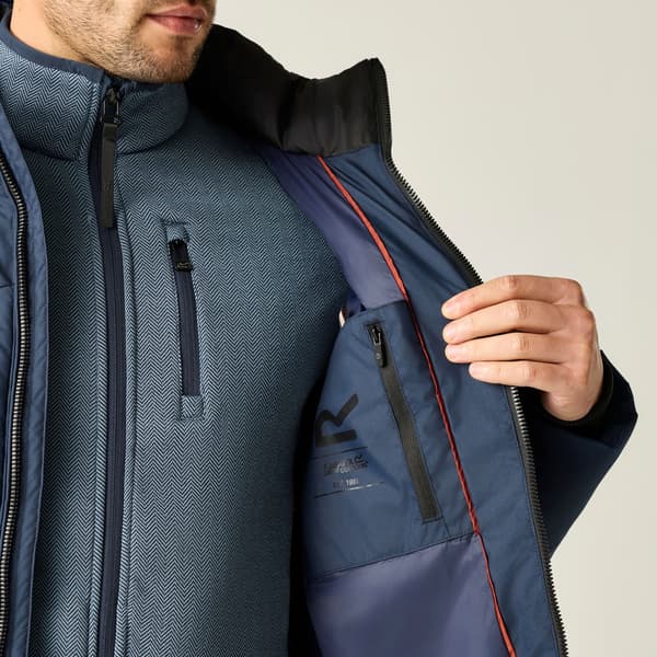Regatta Layska Vadderad Jacka för Herr 3XL Marinblå Navy 3XL