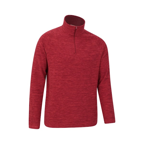 Mountain Warehouse Mens Snowdon II Fleece Top 4XL Mörk Röd Dark Red 4XL