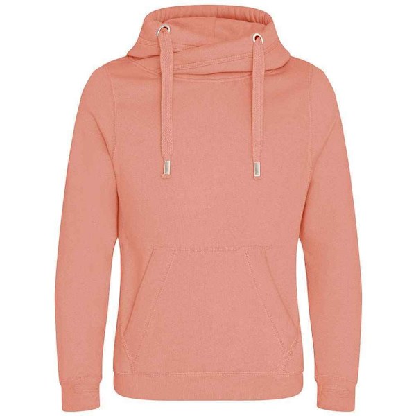 Awdis Unisex Vuxen Cross Neck Hoodie L Dusty Pink Dusty Pink L