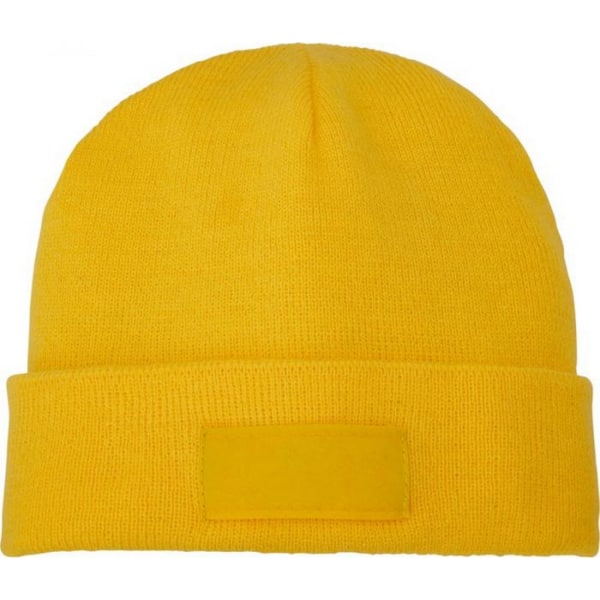 Bullet Boreas Beanie Med Patch One Size Gul Yellow One Size