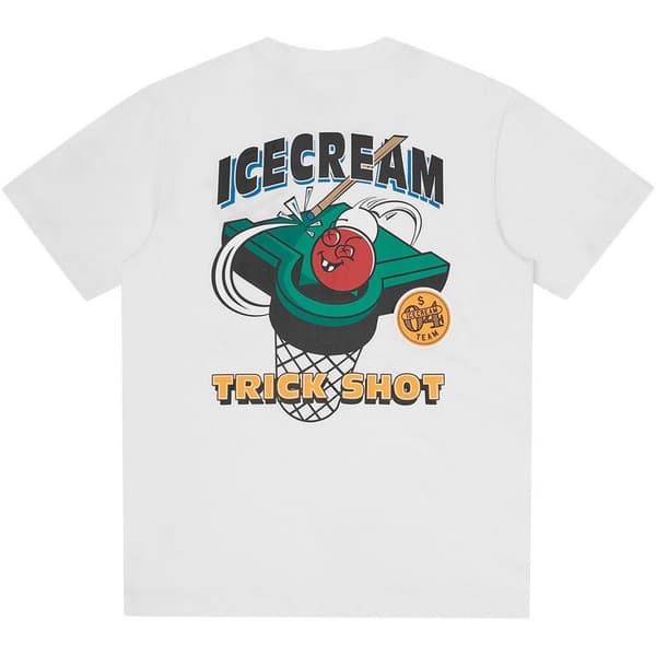 ICECREAM Herr Grafiskt Tryck Regular T-Shirt L Vit White L