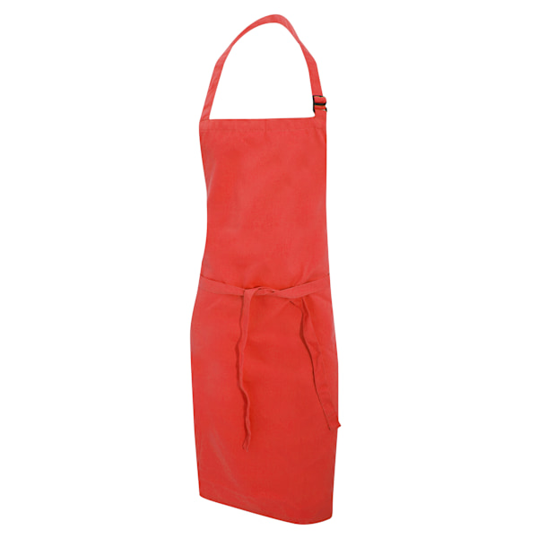 Dennys Flerfärgad Haklappsförkläde 28x36 tum En Storlek Röd Red One Size