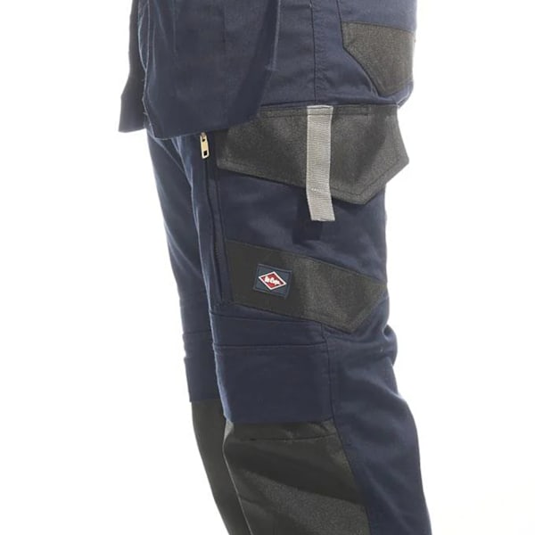 Lee Cooper Stretch Knäskydd Cargo Byxor Herr 42R Marinblå Navy Blue 42R