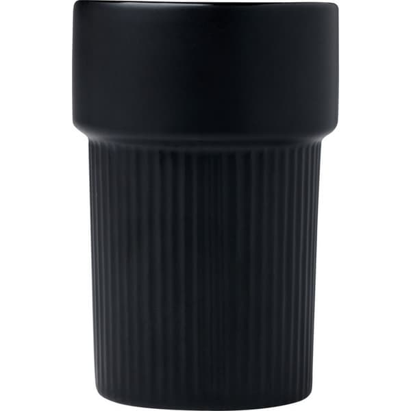 Fika Bambuhylsa 340ml Tumbler One Size Solid Svart Solid Black One Size