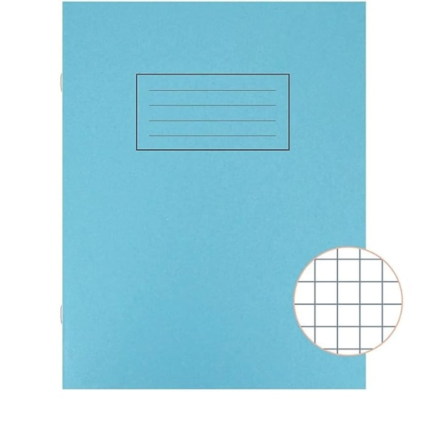 Silvine Square Ruled A4-anteckningsbok (förpackning med 10) One Size Blå Blue One Size