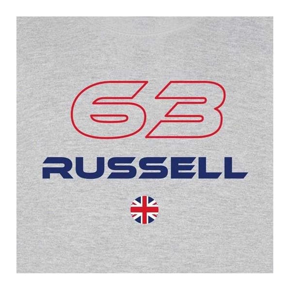 AWD Herr Russell Formula 1 Långärmad Tröja XL Grå Grey XL