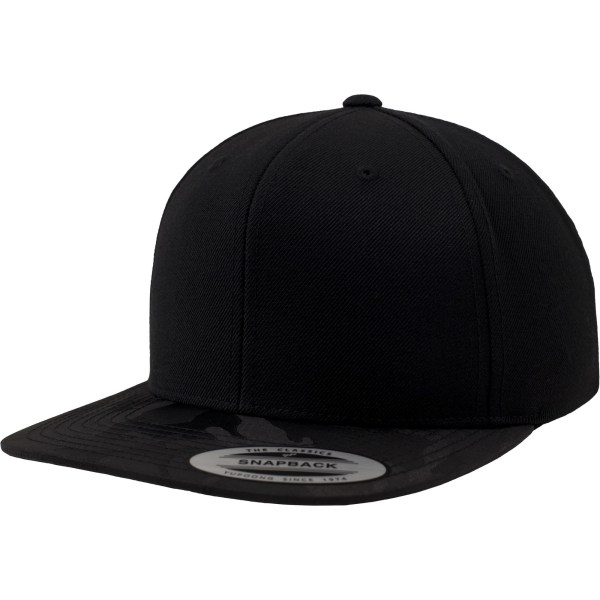 Flexfit Camo Visir Snapback Cap (Pack med 2) One Size Black Camo Black Camo One Size