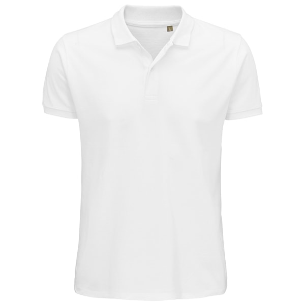 SOLS Herr Planet Pique Ekologisk Pikétröja 4XL Vit White 4XL