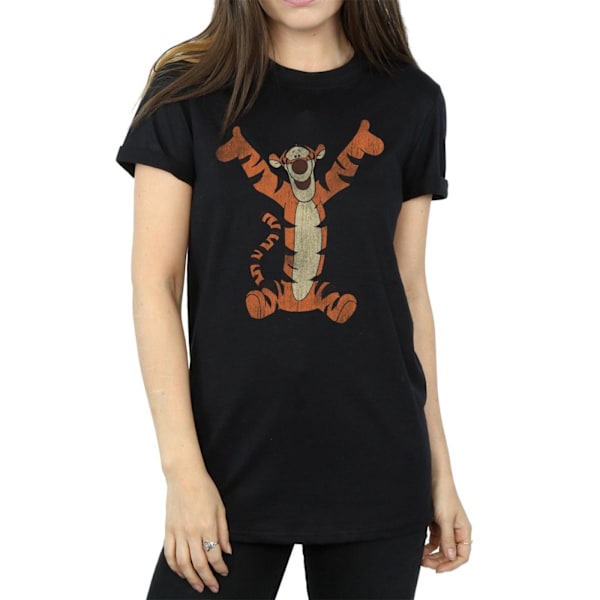 Winnie the Pooh Dam/Damer Tigger Bomull Boyfriend T-shirt L Black L