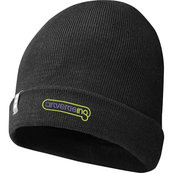Elevate Unisex Vuxen Hale Polylana Mössa En Storlek Solid Svart Solid Black One Size