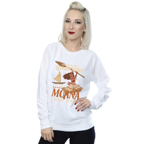 Disney Dam/Dam Moana Hitta Din Egen Väg Sweatshirt XL Vit White XL