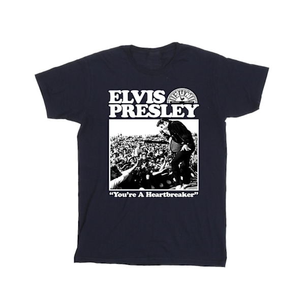 Elvis Boys A Heartbreaker T-shirt 9-11 år Marinblå Navy Blue 9-11 Years