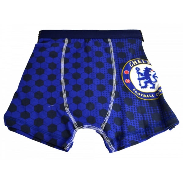 Chelsea FC Official Childrens Boys Football Boxer 4-5 Ye Blue 4-5 Years