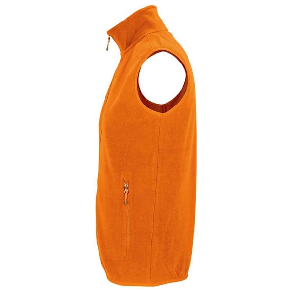 SOLS Unisex Vuxen Factor Microfleece Återvunnen Body Warmer XS Orange Orange XS