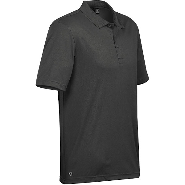 Stormtech Mens Eclipse H2X Dri Piqu Polo M Carbon Carbon M